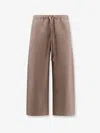 Entire Studios Drawstring Elastic Barrel Trousers In Neutral