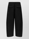 Entire Studios Loft Shorts Structured Back And Side Pockets In Black