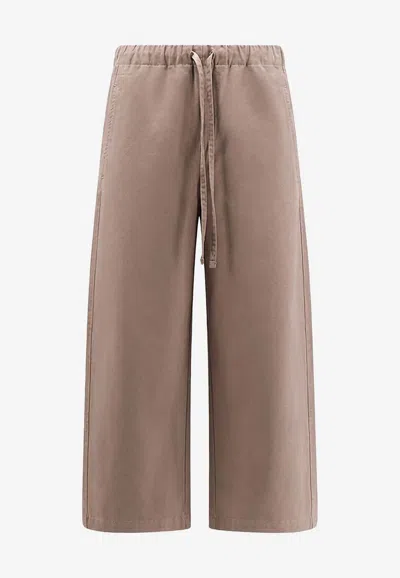 Entire Studios Loft Straight-leg Pants In Brown