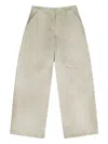 Entire Studios Logo-patch Jeans In Gray