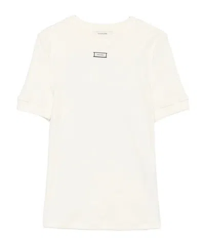 Entire Studios Logo-patch T-shirt In White