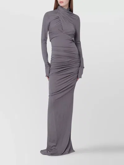 ENTIRE STUDIOS LONG DRAPED FLOOR-LENGTH DRESS