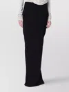 Entire Studios Long Draped Skirt High Waist Style In Black