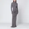 Entire Studios Long Draped Floor-length Dress In Multi
