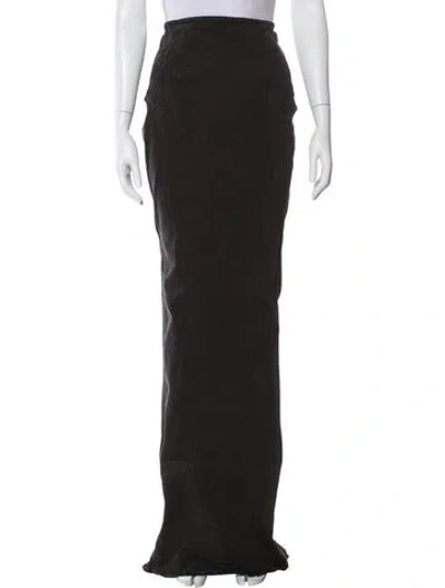 Pre-owned Entire Studios Long Skirt In Black
