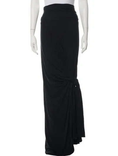 Pre-owned Entire Studios Long Skirt In Black