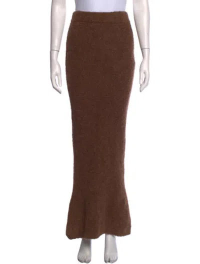 Pre-owned Entire Studios Long Skirt In Brown