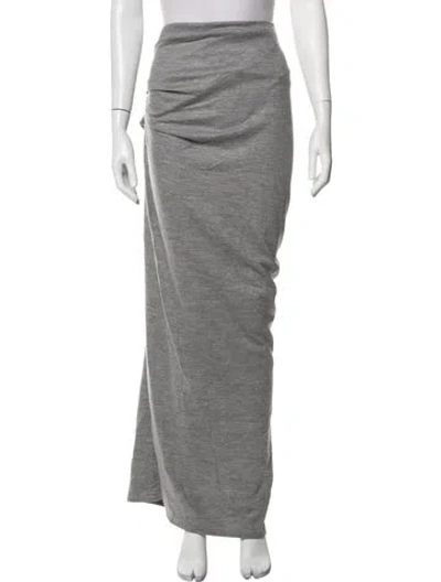 Pre-owned Entire Studios Long Skirt In Grey