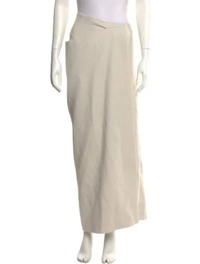 Pre-owned Entire Studios Long Skirt In Neutral