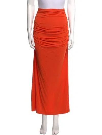 Pre-owned Entire Studios Long Skirt W/ Tags In Orange