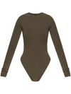 Entire Studios Long-sleeved Jumpsuit In Green