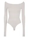 Entire Studios Long-sleeve Bodysuit In White