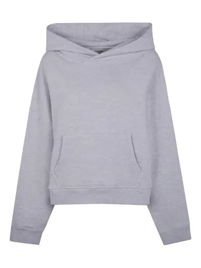 Entire Studios Long-sleeve Cotton Hoodie In Gray
