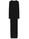 Entire Studios Long-sleeve Maxi Dress In Black