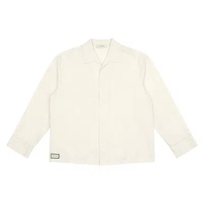 Pre-owned Entire Studios Long-sleeve Pajama Shirt 'off White' | Men's Size Xxl