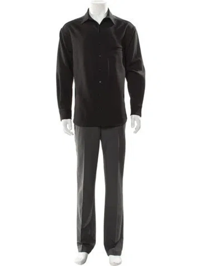 Pre-owned Entire Studios Long Sleeve Shirt In Black