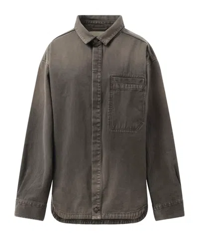 Entire Studios Long Sleeve Shirt In Gray