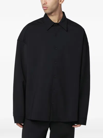 ENTIRE STUDIOS LONG-SLEEVE WOOL SHIRT