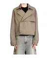 Entire Studios Long-sleeved Casual Jacket In Nude