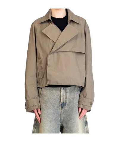 Entire Studios Long-sleeved Casual Jacket In Nude