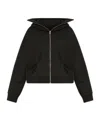Entire Studios Eternal Zip Hooded Sweatshirt In Black