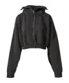 Entire Studios Charcoal Cotton Oversize Sweatshirt In Black