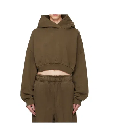 Entire Studios Khaki Double Double Hoodie In Military