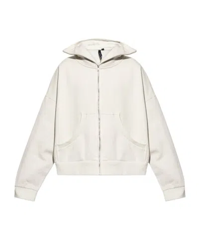 Entire Studios Off-white Eternal Zip Hoodie In Rice