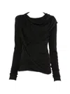 Entire Studios Long-sleeved T-shirt In Black