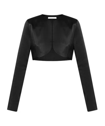 Entire Studios Long-sleeved Top In Black