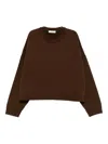 Entire Studios Long-sleeves Sweatshirt In Brown