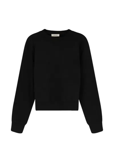 Entire Studios Long-sleeve Crew Neck Sweatshirt In Black