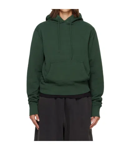 Entire Studios Long-sleeve Hooded Sweatshirt In Green