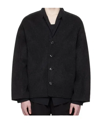 Entire Studios Long-sleeved Casual Jacket In Black