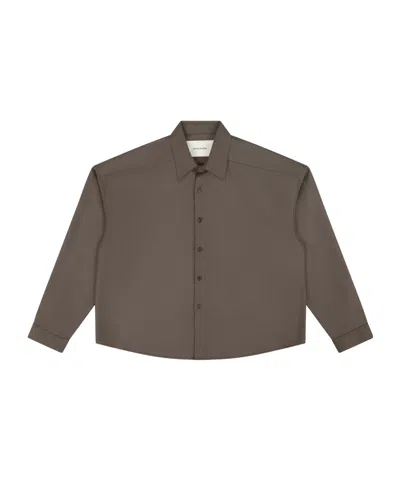 Entire Studios Long-sleeved Shirt In Brown