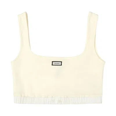 Pre-owned Entire Studios Lounge Bra 'pollen' | Yellow | Women's Size M