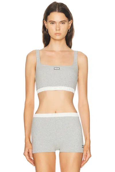 Entire Studios Lounge Bra Top In Gray