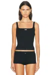 Entire Studios Lounge Tank Top In Black