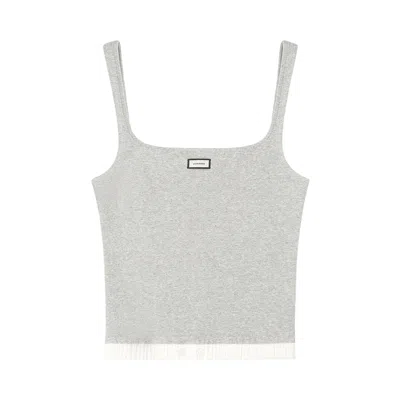 Pre-owned Entire Studios Lounge Tank Top 'skunk' | Black | Women's Size L