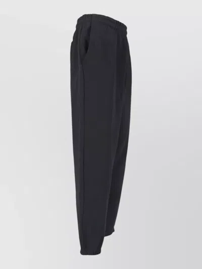 Entire Studios Lounge Trousers Side Pockets Elastic Cuffs In Black