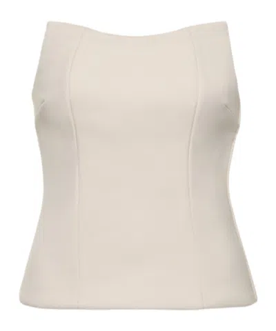 Entire Studios Mantle Wool Blend Corset In Neutral
