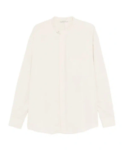 Entire Studios Mao Dart Shirt In White