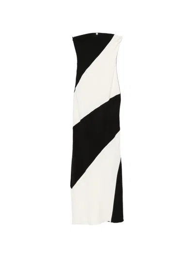 Entire Studios Margin Tube Sleeveless Maxi Dress In Black