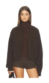 Entire Studios Marla Bomber In Brown