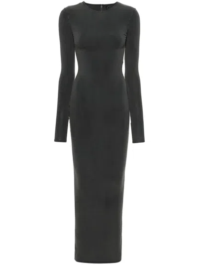 Entire Studios Maxi Bodycon Dress In 黑色