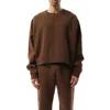 Entire Studios Men's Box Sweatshirt In Brunette