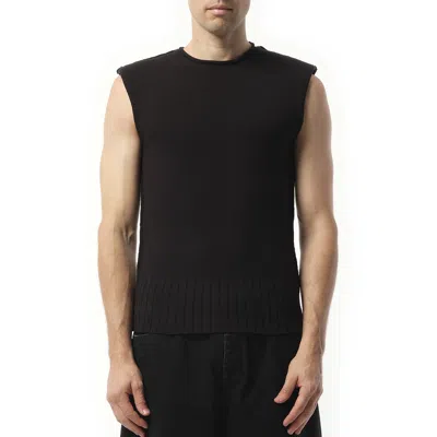 Entire Studios Men's Burns Knit Vest In Black