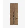 ENTIRE STUDIOS FREIGHT WIDE-LEG RELAXED-FIT COTTON CARGO TROUSERS