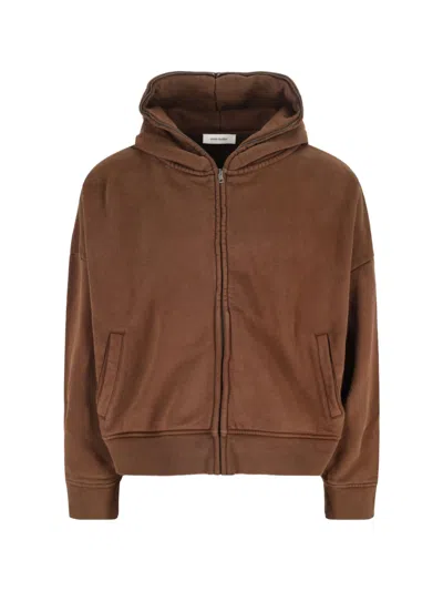 Entire Studios Men's Organic Cotton Crewneck Sweater In Brown