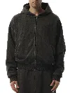 Entire Studios Mens Black Eternal Dropped-shoulder Cotton Hoody Xl In Black